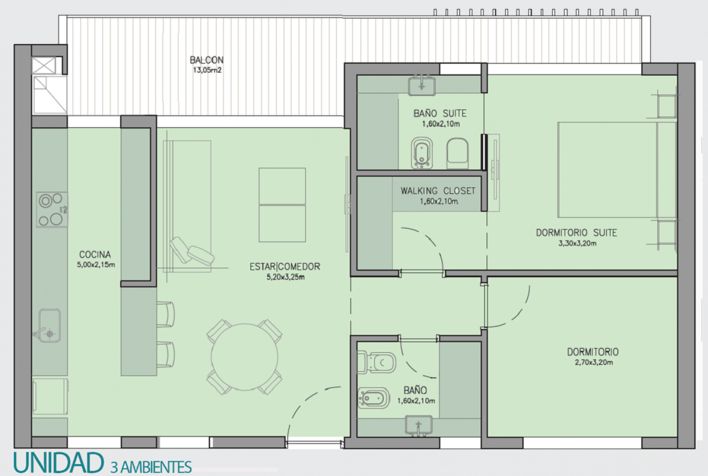 HAEDO 643 SAN ISIDRO 3 ambientes